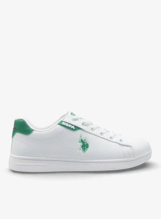 أحذية رياضية بيضاء من U.S. Polo Assn. للرجال COSTA GLB 6FX - أحذية كاجوال كلاسيكية مزودة بأربطة مع لمسات رياضية - view 3