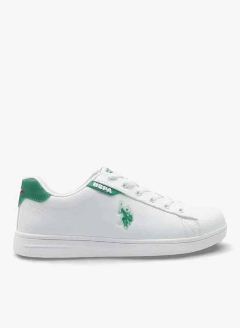 U.S. Polo Assn. U.S. Polo Assn. Men’s White COSTA GLB 6FX Sneakers – Classic Casual Lace-Up Shoes with Sporty Accents