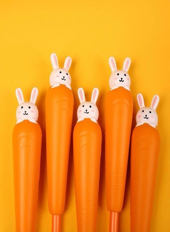 Radhya Accessories Squishy Foam Rabbit Pens Kawaii Stationery Stress Buster Pens Cute Cartoon Pen for Boys Rabbit pen for Girls Gel pen for kids (Pack of 2) - Image 5