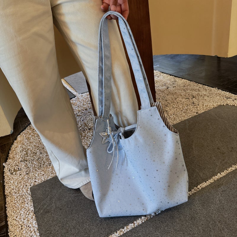 Canvas Star Tote Bag - Image 3