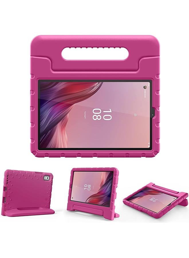 Procases Kids Case For Lenovo Tab M9 9 Inch 2023 Shockproof Lightweight Kids Friendly Case With Convertible Handle Stand For Girls Boys Children Toddler Baby -Magenta - Image 1