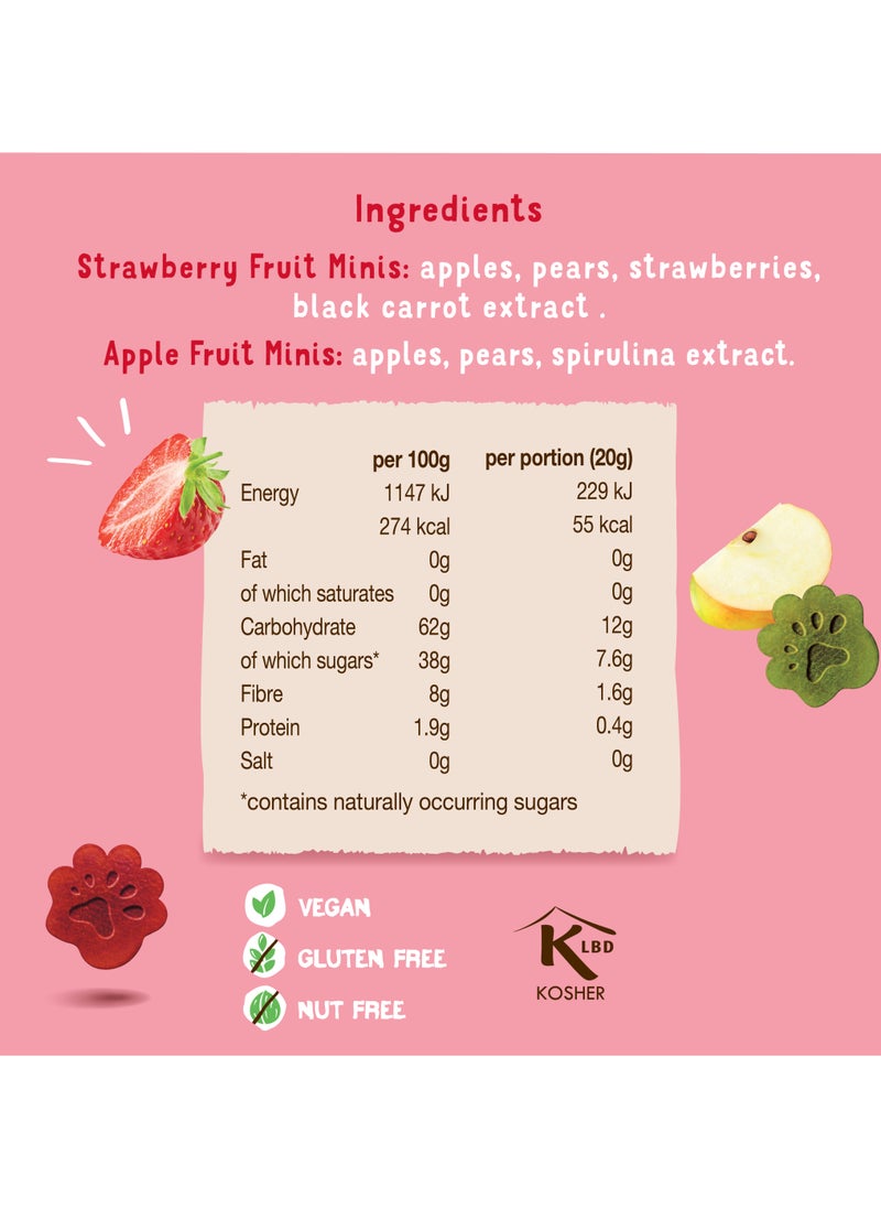 Bear Fruit Minis Strawberry And Apple 5 x 20g  - Image 5