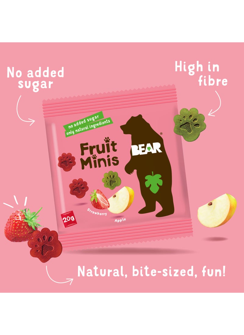 Bear Fruit Minis Strawberry And Apple 5 x 20g  - Image 3