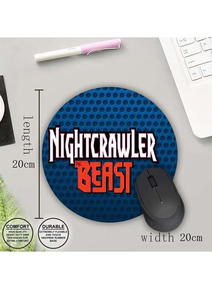 Protective Printed Mouse Pad Round - Image 1