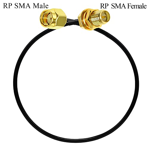 TUOLNK RP SMA Cable RG58 Reverse Polarity SMA Female to Male Extension Cable SMA Cable 50ohm for RF Radio WiFi Antenna GPS Low Loss Antenna Coax Cable… (1.64ft) - Image 5