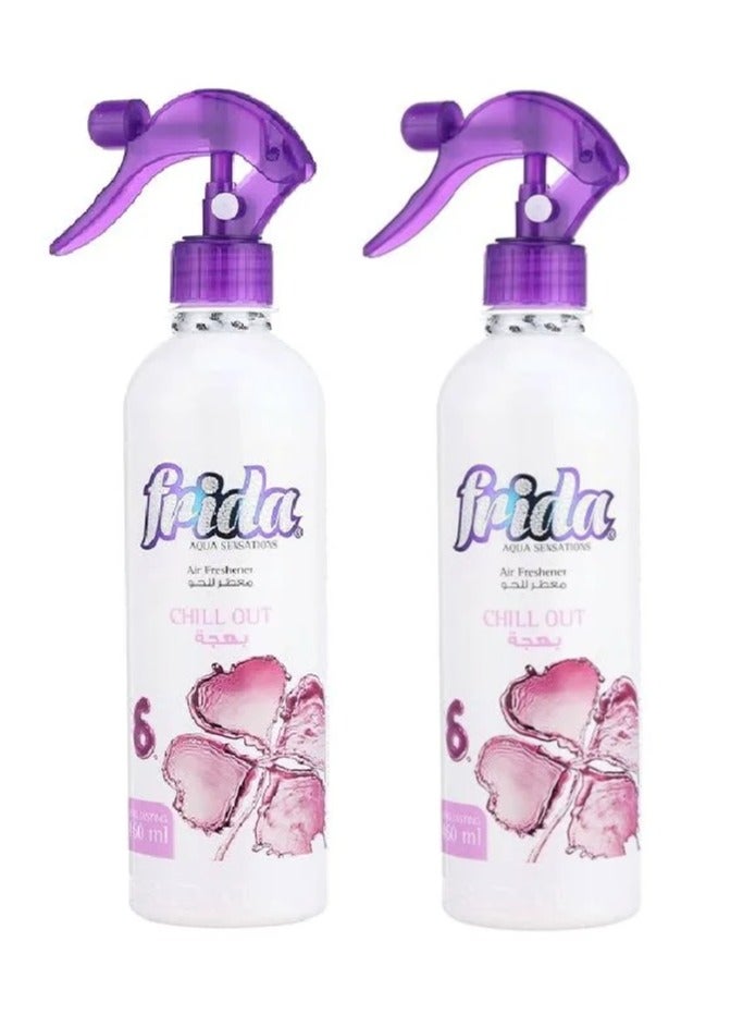فريدا معطر جو أكوا سينسيشنز تشيل أوت، 460 مل (عبوة من قطعتين) - Image 1