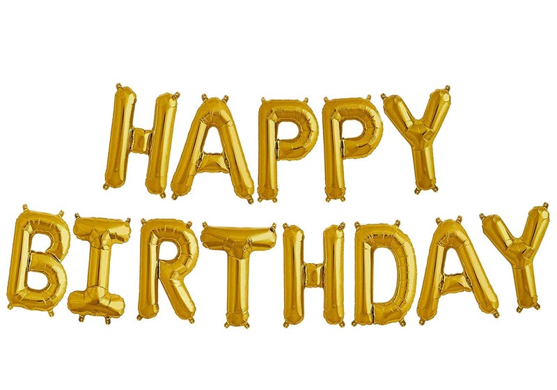 SOI Happy Birthday Decoration | Balloons For Decoration Birthday Party | Gold Silver Balloons For Decoration (49 Pcs) - Image 2