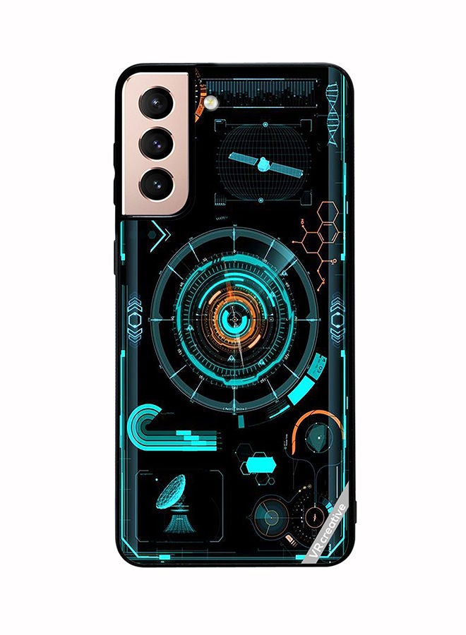 VR CREATIVE Protective Case Cover For Samsung Galaxy S21 Plus 5G Tumbler Design Multicolour - Image 1
