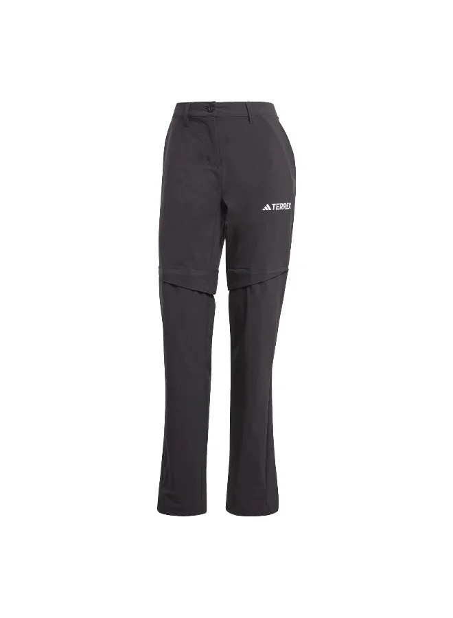 Adidas W Mt Zip Off P Black Hiking Pants For Women 6
