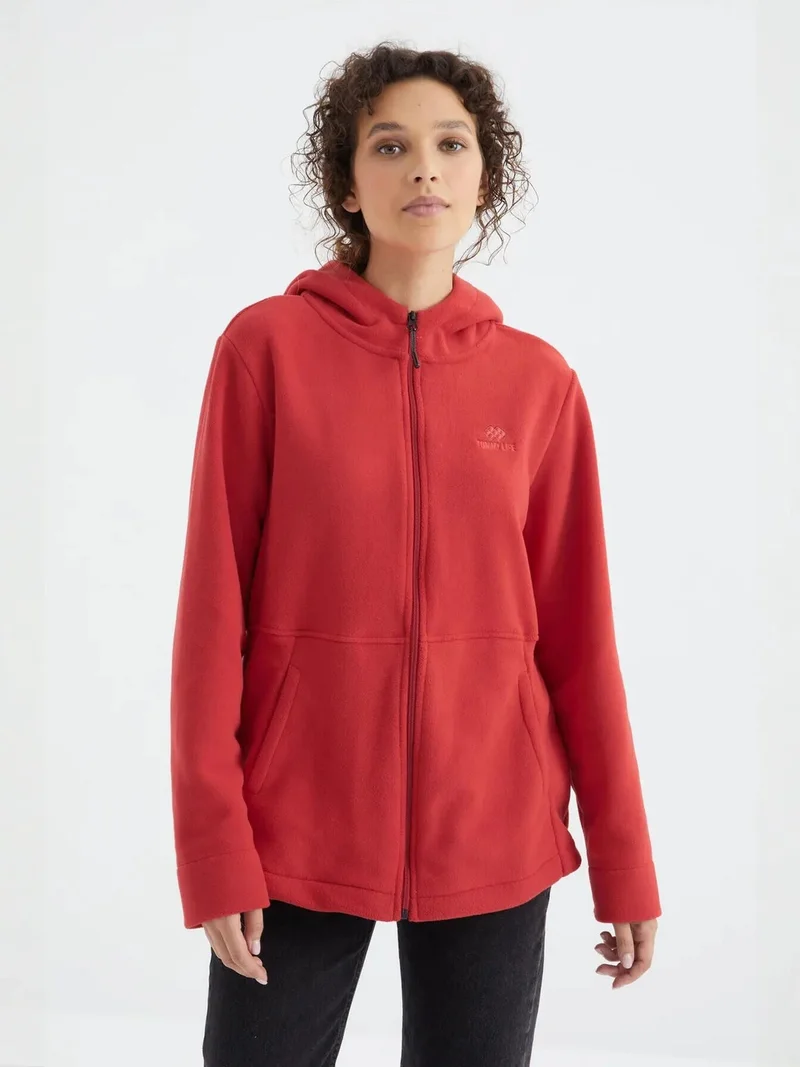 تومي لايف TOMMY Women's Hooded Zip Sweatshirt