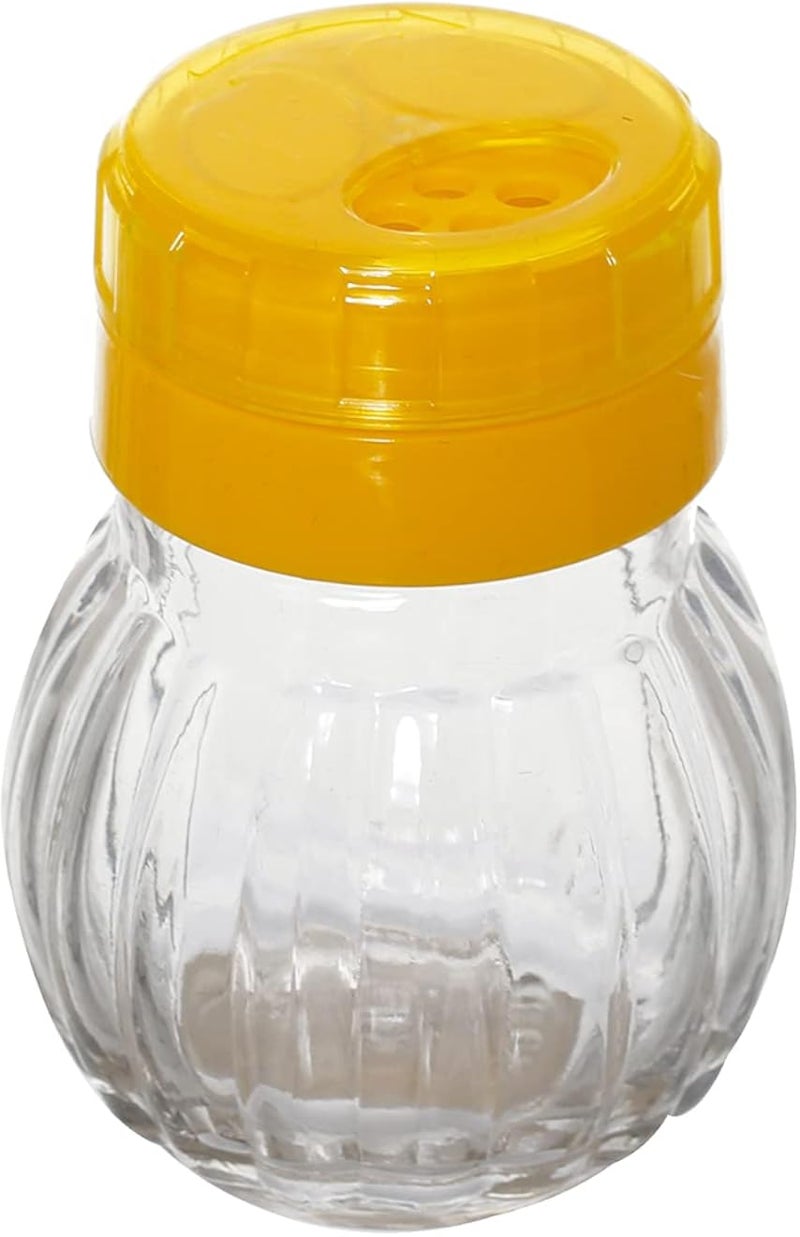Glass Spice Racks & Jars 100 ml - Yellow