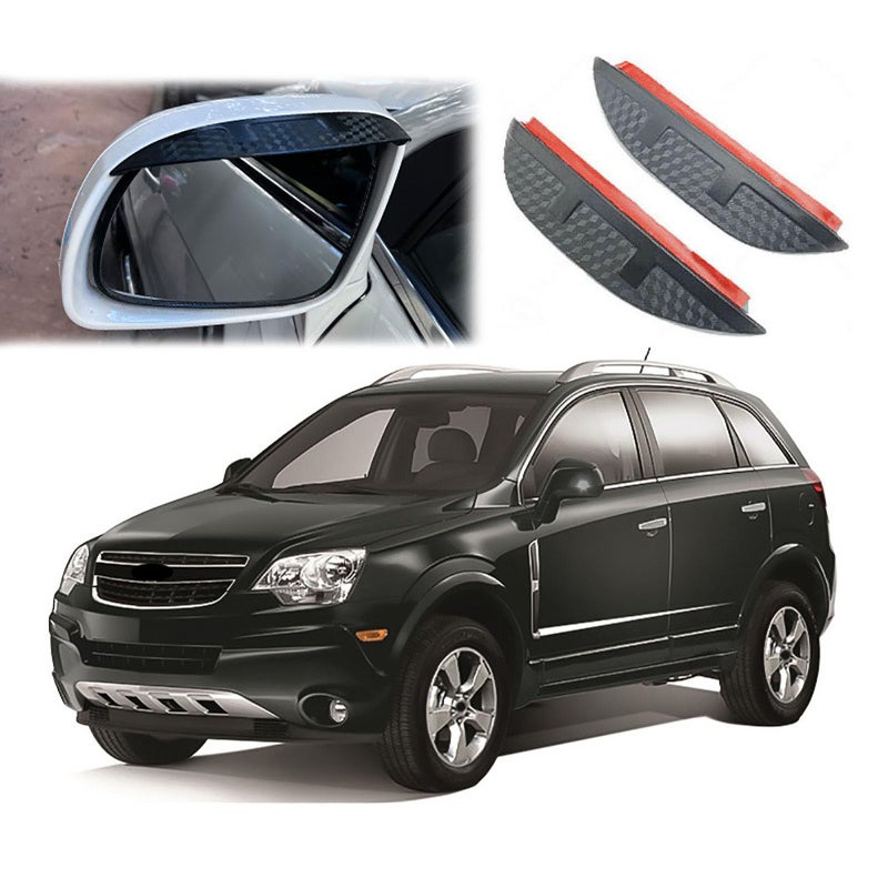 Generic YPFYBHD Compatible with Chevrolet Captiva Sport 2006-2015, 2PCS Car Rearview Mirror Rain Eyebrow Visor Auto Side Mirror Rain Board Shield Styling Decoration  - Image 1