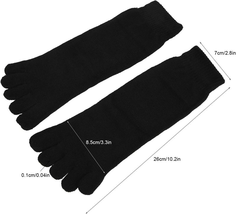 klarako 5 Pairs, Five Finger Toe Socks, Breathable Prevent Foot Odor, Running Yoga Socks for Men, One Size - Image 5