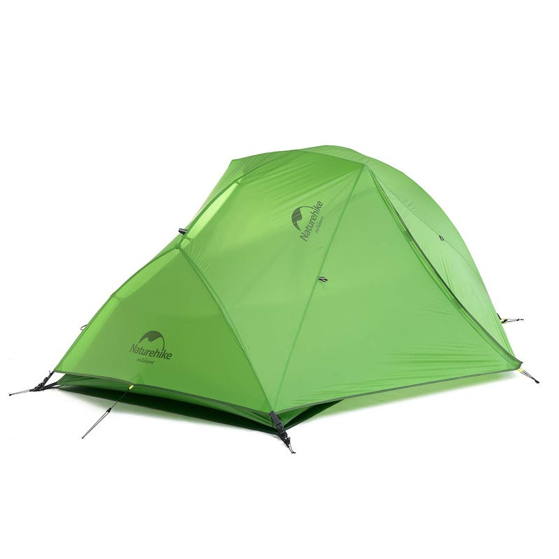 Naturehike Star-river 2 ultralight 2 man tent + mats updated 20D Silicone-green+ mats - Image 1