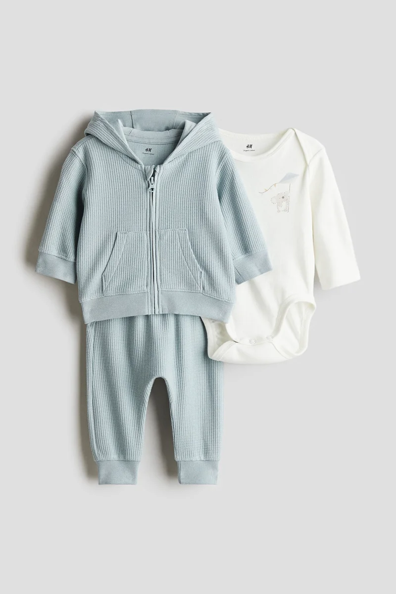 اتش اند ام 3-piece cotton set