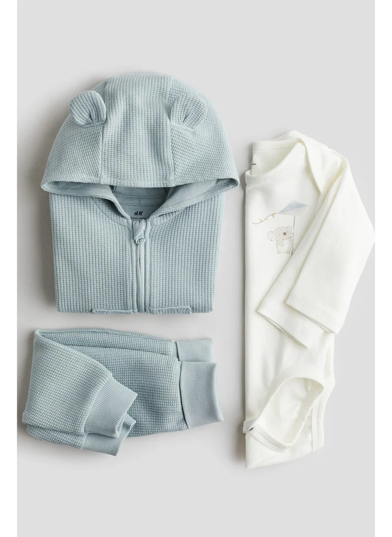 اتش اند ام 3-piece cotton set
