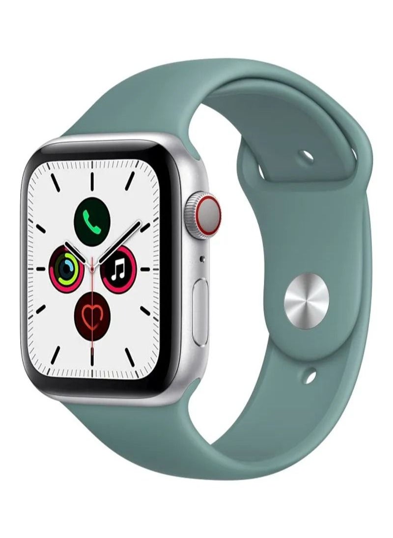 TWEGGON - Apple Watch Strap/Band Compatible With 46mm/45mm/44mm/49mm Silicone Strap for Apple watch All Series Green - Image 1