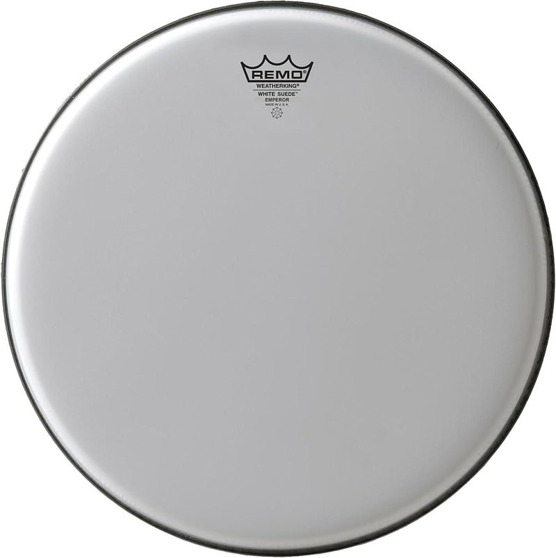 BE0810-WS White Suede Emperor Drum Head - 10-Inch