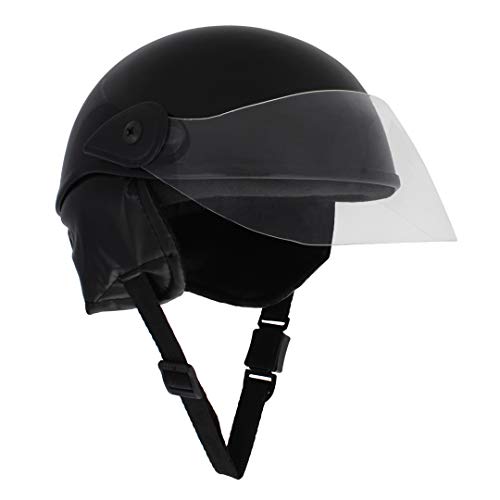 Sage Square Multi-Purpose Helmet for Men & Women (Black Glossy) (Non-Motorized), Polycarbonate - Image 1