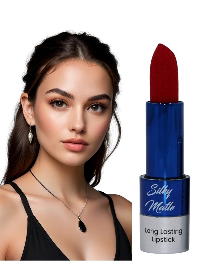 MAROOF Silky Matte Long Lasting Lipstick 3.8g, 11 Wild Cherry - Image 1