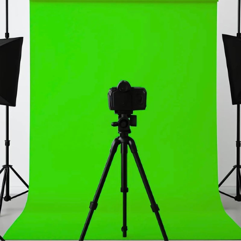 Smiledrive ® PVC Green Screen Backdrop, Wrinkle-Free Chroma Key Sheet, Waterproof, 60x120 cm, for Streaming, Video Calls, Photography - Image 2