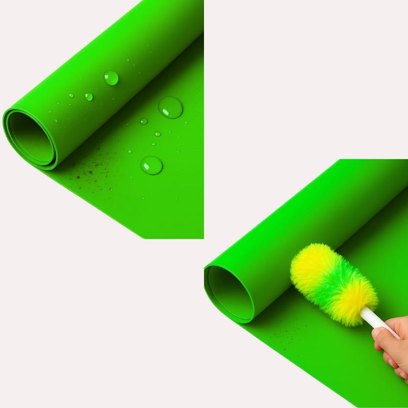 Smiledrive ® PVC Green Screen Backdrop, Wrinkle-Free Chroma Key Sheet, Waterproof, 60x120 cm, for Streaming, Video Calls, Photography - Image 4