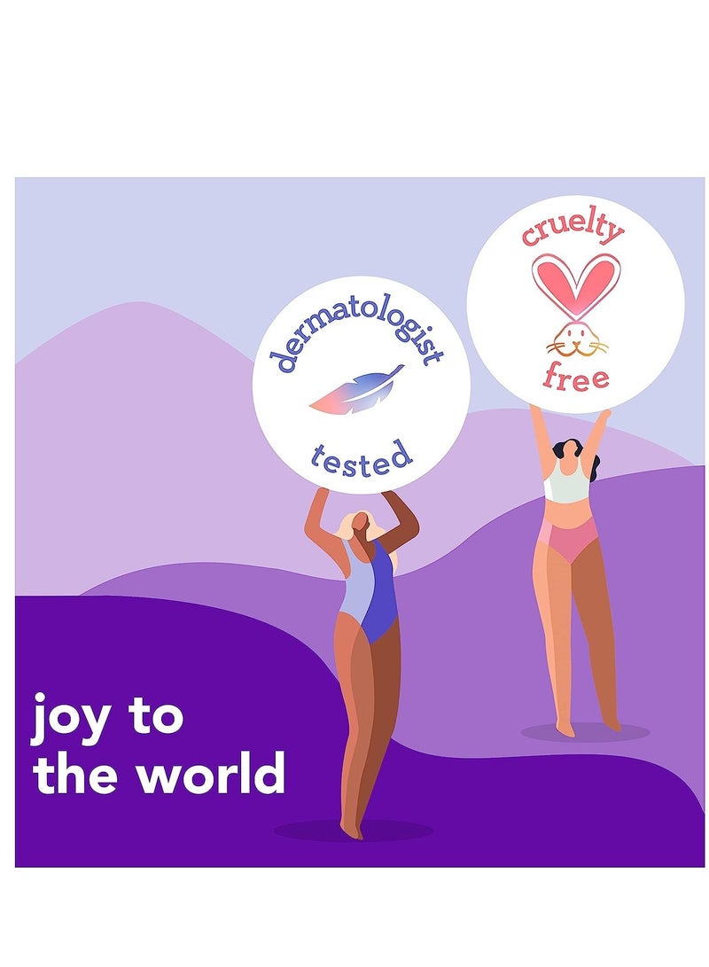 JOY Womens Razor Blade Refills, 8 Count, Purple, Lubrastrip To Help Avoid Skin Irritation - Image 2