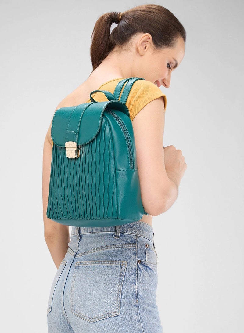CAPRESE CAPRESE-SHELBEE FASHION BACKPACK MD DARK GREEN - Image 2