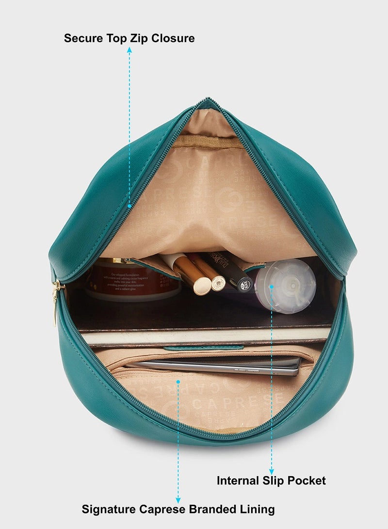 CAPRESE CAPRESE-SHELBEE FASHION BACKPACK MD DARK GREEN - Image 4
