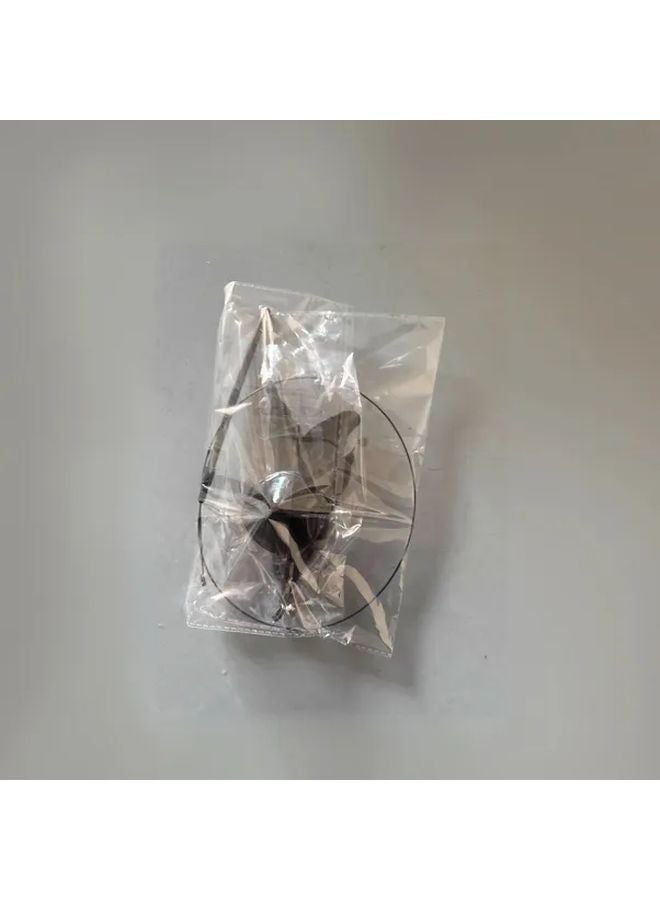 عصا لعبة القط الأسود التشويقية مع قاعدة شفاطة وريشة وجرس للترفيه الذاتي متينة - Image 1