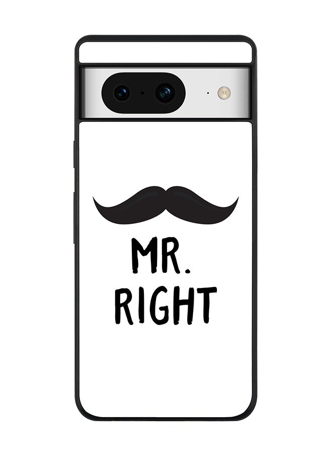 Rugged Black Edge case for Google Pixel 8, Custom Slim fit Flexible Anti Drop Thin Phone Case Cover - Mr. Right
