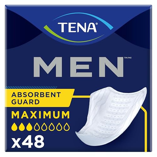 Tena Incontinence Guards for Men Moderate Absorbency 48 Count