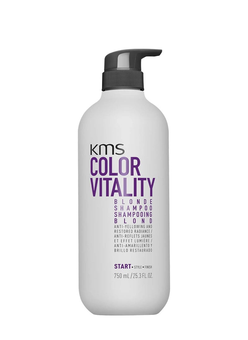 kms KMS COLORVITALITY Blonde Illuminating Purple Shampoo  - Image 1