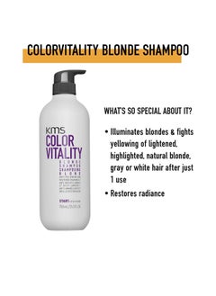 kms KMS COLORVITALITY Blonde Illuminating Purple Shampoo  - Image 2