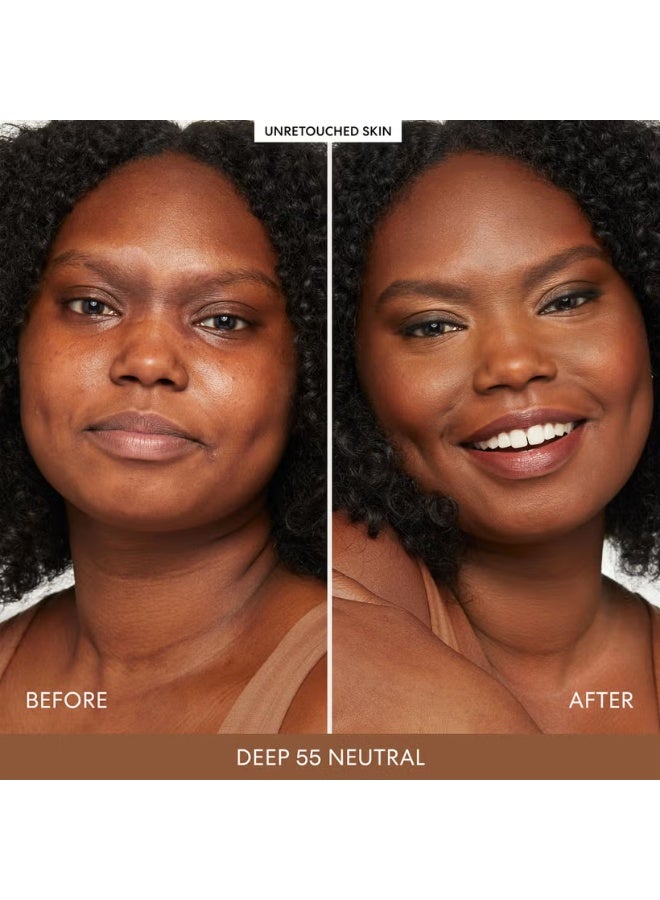 بير ماينرالز بودرة أساس بير مينيرالز بيربرو 24 ساعة لبشرة مثالية بلون عميق 55 محايد 8 جرام - Image 3