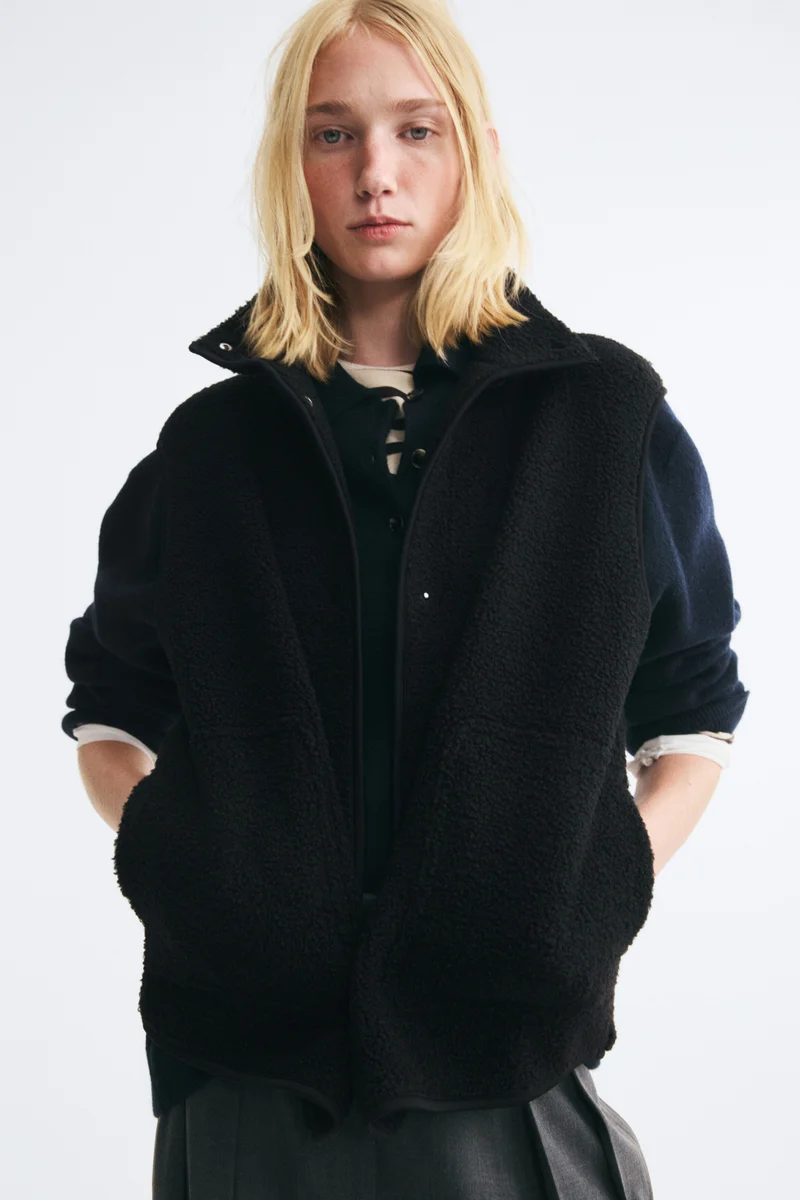 H&M  Teddy gilet for Women | Best Price UAE