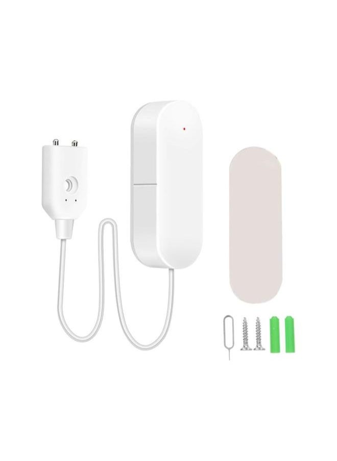 Generic - Water Leak Alarm, WiFi Water Detection Sensor APP Push Record Support Amazon Alexa Google Home, Can Be Installed in The Kitchen / Living Room / Toilet - Image 1