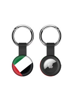 Airtag Case Metal Key Ring with Tough Case for Apple Airtag cover - Flag Of UAE