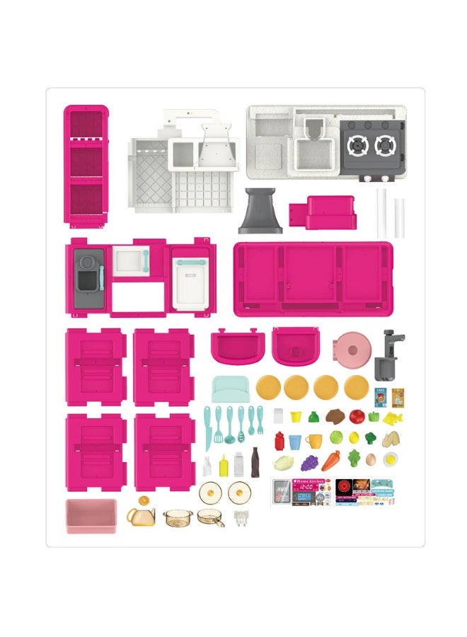 Kitchen Bowa Cooking Food Kitchen Set 64-Pcs 8788A - Image 2