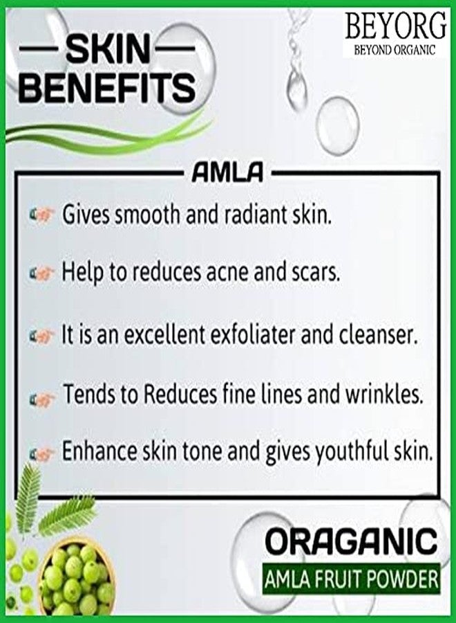 BEYORG Reetha & Amla Powder, 100% Natural & Pure Aritha & Amla Fruit Powder For Shampoo - 200g - Image 5