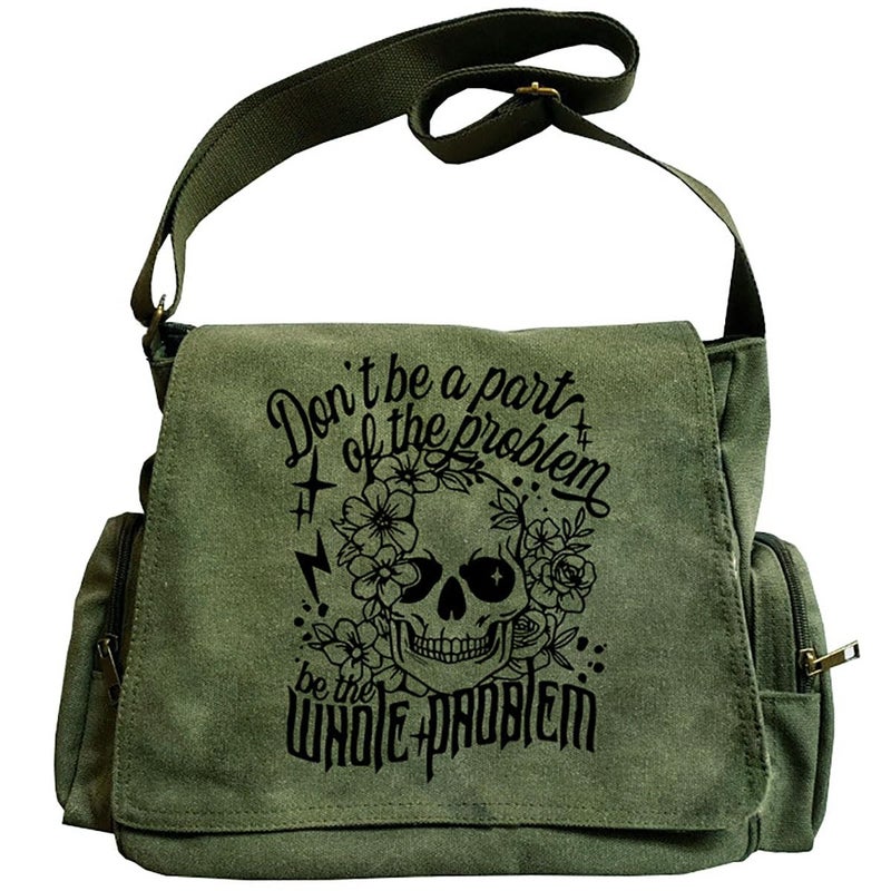CHICGLOW Personalized Pattern Messenger Bag Cute Canvas Crossbody Bags Women/Men Shoulder Handbags Hobo Purses with Pockets - Image 1