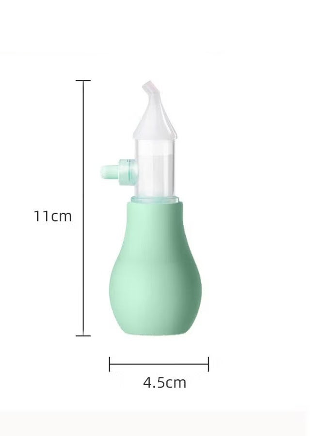 Berma Baby Nasal washer, silicone nasal aspirator premium anti-reflux nasal cleaner, manual nasal aspirator with portable case and nasal cleaning tweezers for relieving nasal congestion in infants and young children - Image 2