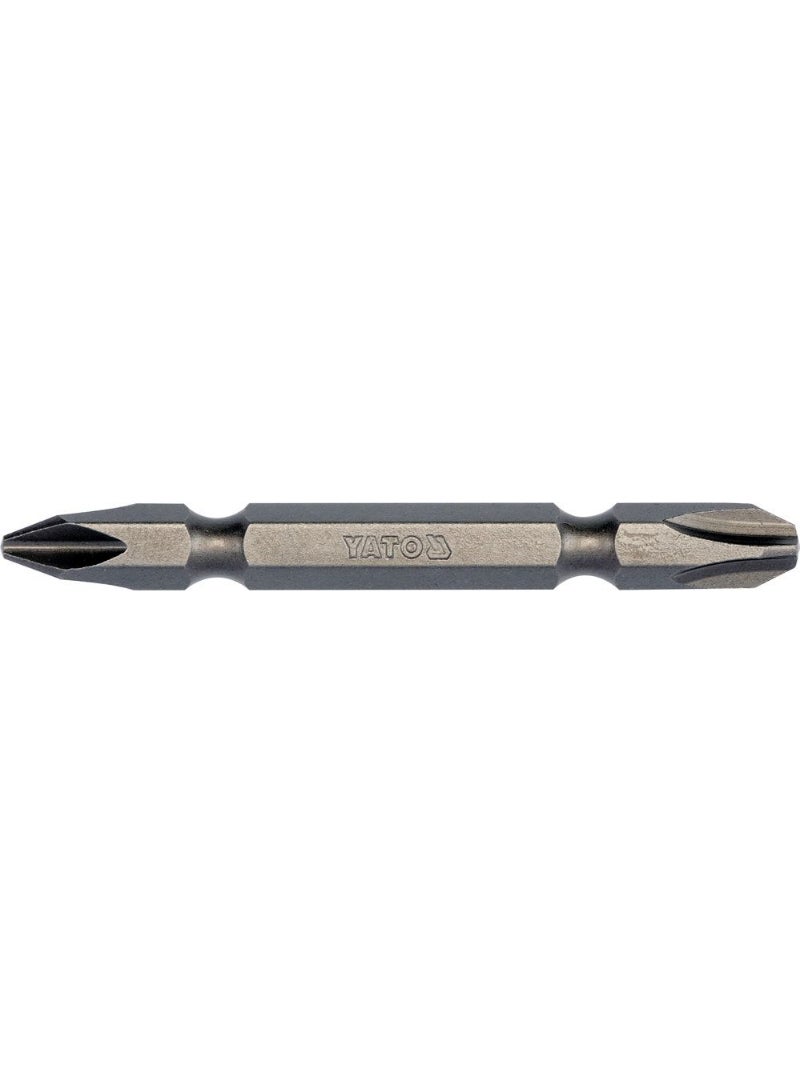 YATO Double End Screwdriver Bits 1/4"x65mm PH2-PH3 10pcs/Box YT-78164