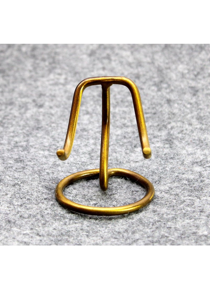ESPLANADE ESPLANADE Brass HeartShaped URN Stand Stand for Heart Memorial Keepsake Burial Urn Stand Golden  - Image 1