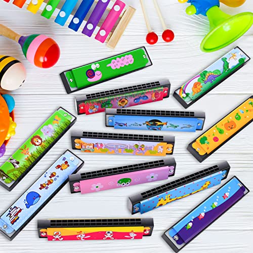 KFPPLXQ 24 Pcs Harmonica for Kids Lightweight Harmonicas with Double Row of 16 Holes, Harmonica for Toddler Kids Adult Beginners' Musical Instrument Toy (Over 3 Years Old) - Image 5