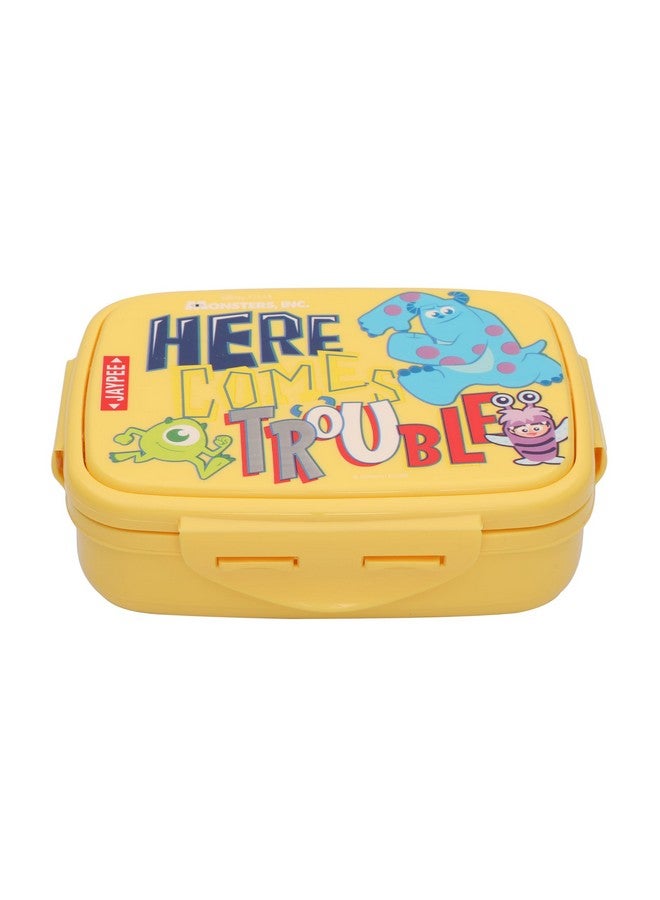 JAYPEE Steel Tek Jr. Insulated Lunch Box Disney, Yellow, 400 ml | Airtight Tiffin Box for School Kids Inner Stainless Steel Mini Box | Bpa Free - Image 1