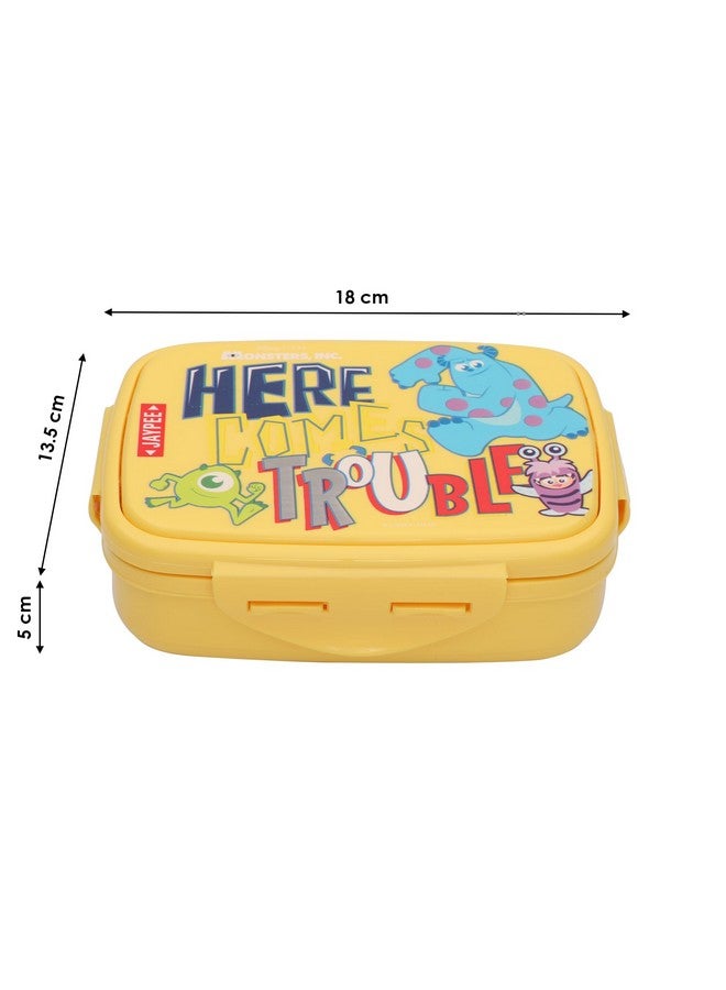 JAYPEE Steel Tek Jr. Insulated Lunch Box Disney, Yellow, 400 ml | Airtight Tiffin Box for School Kids Inner Stainless Steel Mini Box | Bpa Free - Image 4