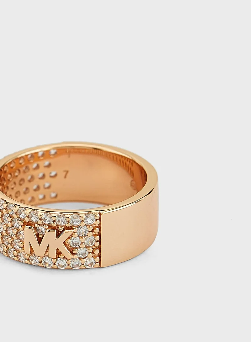 Michael Kors Embellished Monogram Ring