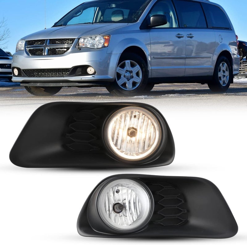 CPW Fog Lights with Switch and Wiring Kit for 2011-2019 Dodge Grand Caravan - Image 2
