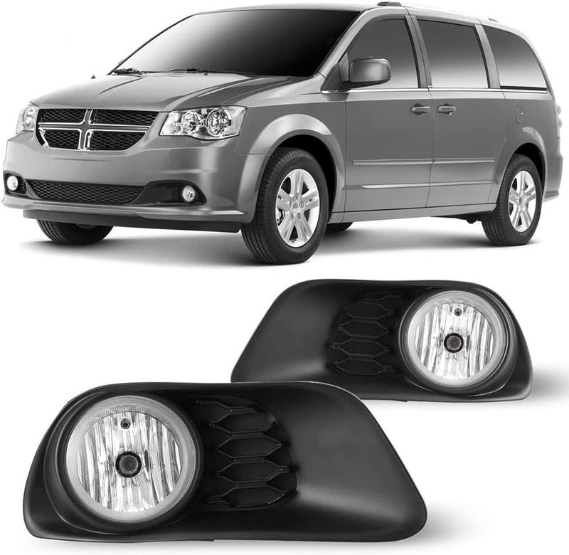 CPW Fog Lights with Switch and Wiring Kit for 2011-2019 Dodge Grand Caravan - Image 1